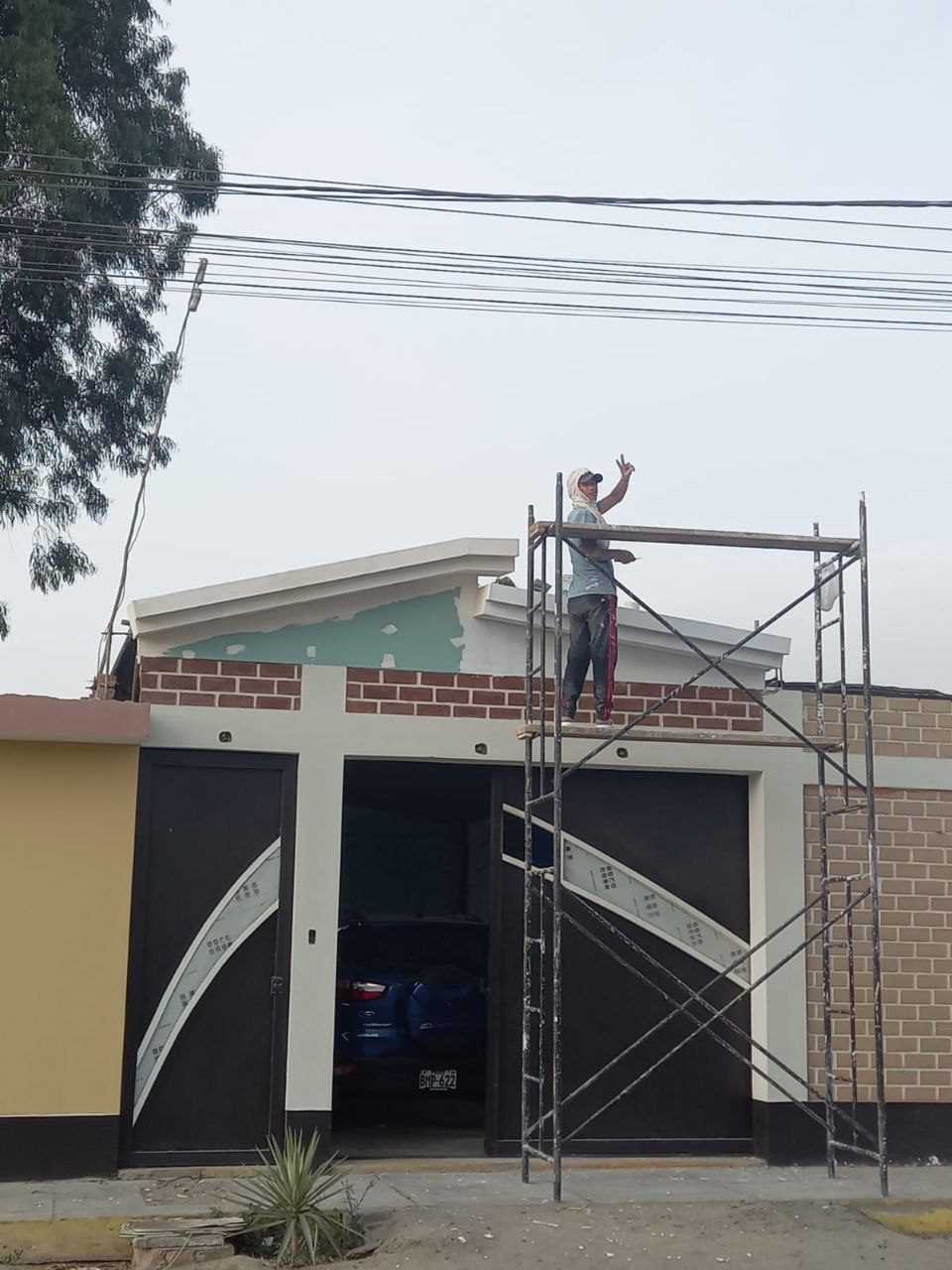 Pintura de fachada exterior